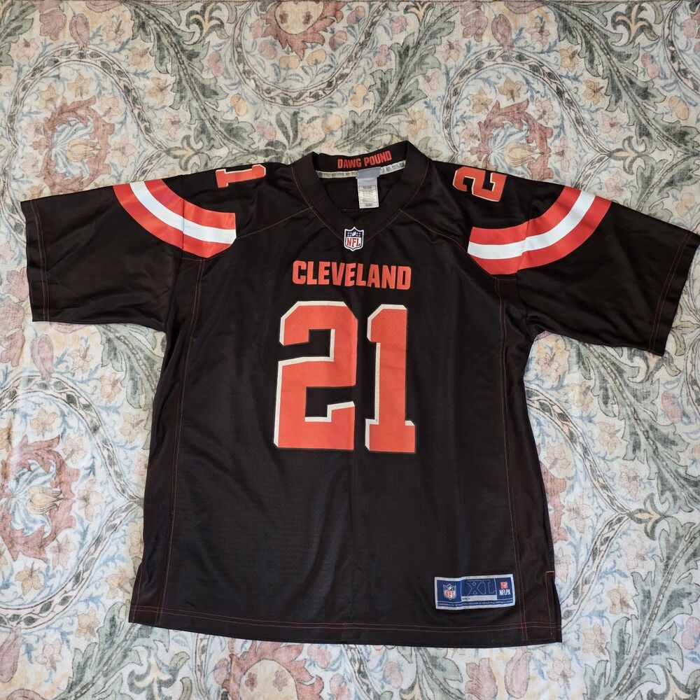 Denzel Ward Jersey NFL Pro Line #21 Cleveland Browns Dawg Pound Men's XL